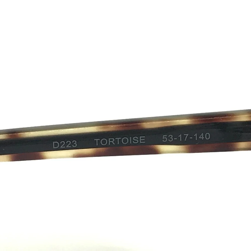 Lucky Brand Eyeglasses Frames D223 TORTOISE Brown Black Round Cat Eye 53-17-140